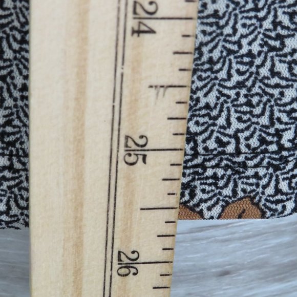 Style & Co.* Women's Long Sleeve Ruffled Boat Neck Keyhole Tassel Blouse~Size PL - Picture 9 of 12